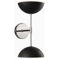 thumbnail image 3 of Stellar 2-Light Wall Sconce Opal Polished Nickel, 3 of 7