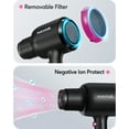 thumbnail image 4 of Wavytalk Ionic Hair Dryer, 1875W Blow Dryer with Diffuser for Curly Hair Quiet Compact Design, Black, 4 of 7