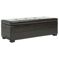 thumbnail image 3 of SAFAVIEH Maiden Tufted Storage Bench Large Brown, 3 of 7
