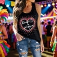 thumbnail image 2 of Summer Tank Tops for Women Casual Fit Womens Tops Casual U Neck Racerback Sleeveless Workout Top Basic Tee Shirts(Black, 2XL), 2 of 4