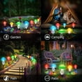 thumbnail image 4 of SHANJIA LED Mushroom Solar String Lights,Outdoor Waterproof Garden Lights 8 Lighting Modes Outside Decoration for Pathway Landscape Yard Easter Pathway Xmas, 4 of 9