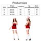thumbnail image 3 of 1 conjunto de ropa navideña sexy para mujer, vestido de Papá Noel, vestidos de fiesta, disfraz de Papá Noel, vestido navideño con gorro y cubrepiés, 3 of 5