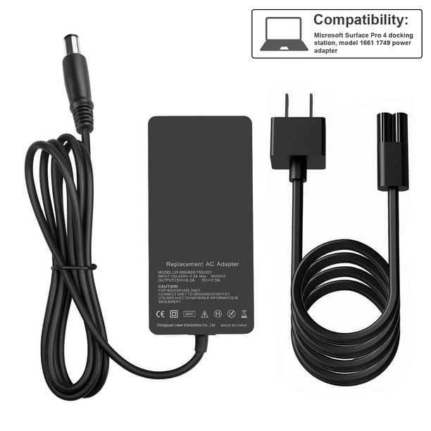 90W 15V 6A Power Supply for Microsoft Surface Docking Station (PD9