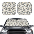 thumbnail image 2 of Balery 2 Piece Snake Car Windshield Sun Shade|Foldable Front Windshield Shade for Car Front Window for Most Sedans SUV Truck-, 2 of 7