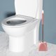 thumbnail image 1 of Cepillo de baño de acero inoxidable con base, cepillo de limpieza para el hogar, cepillo de baño, cepillo de limpieza de pelo suave, cepillo de limpieza de mango largo, cepillo para inodoros, 1 of 6