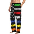 thumbnail image 6 of Haiem American Flag Pattern Men's Pajama Pants Ultra Lightweight Pjs Bottoms Sleepwear Bottom Pants With Pocket Drawstring-XX-Large, 6 of 6