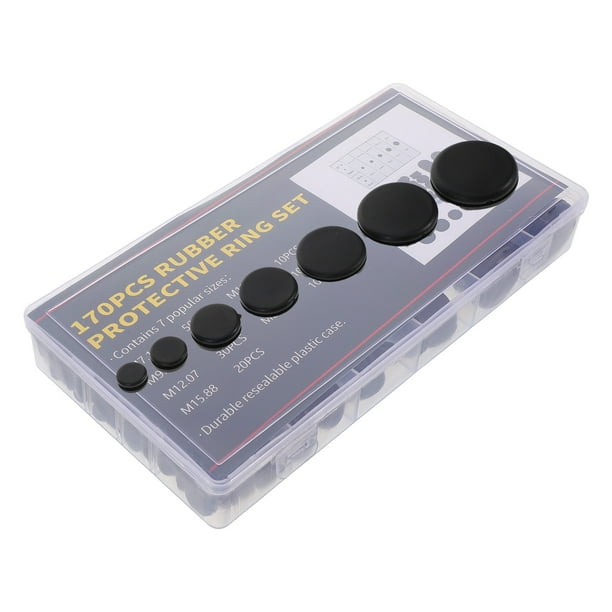 unbranded 170Ud Kit Multifuncional De Grommets De Caucho Con Aislamiento Y Protección Para Cables Eléctricos