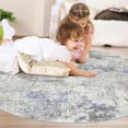thumbnail image 4 of Living Room Area Rugs - x Abstract Large Soft Indoor Washable Rug Neutral Modern Low Pile Carpet for Bedroom Dining Room Farmhouse Home Office -, 4 of 7