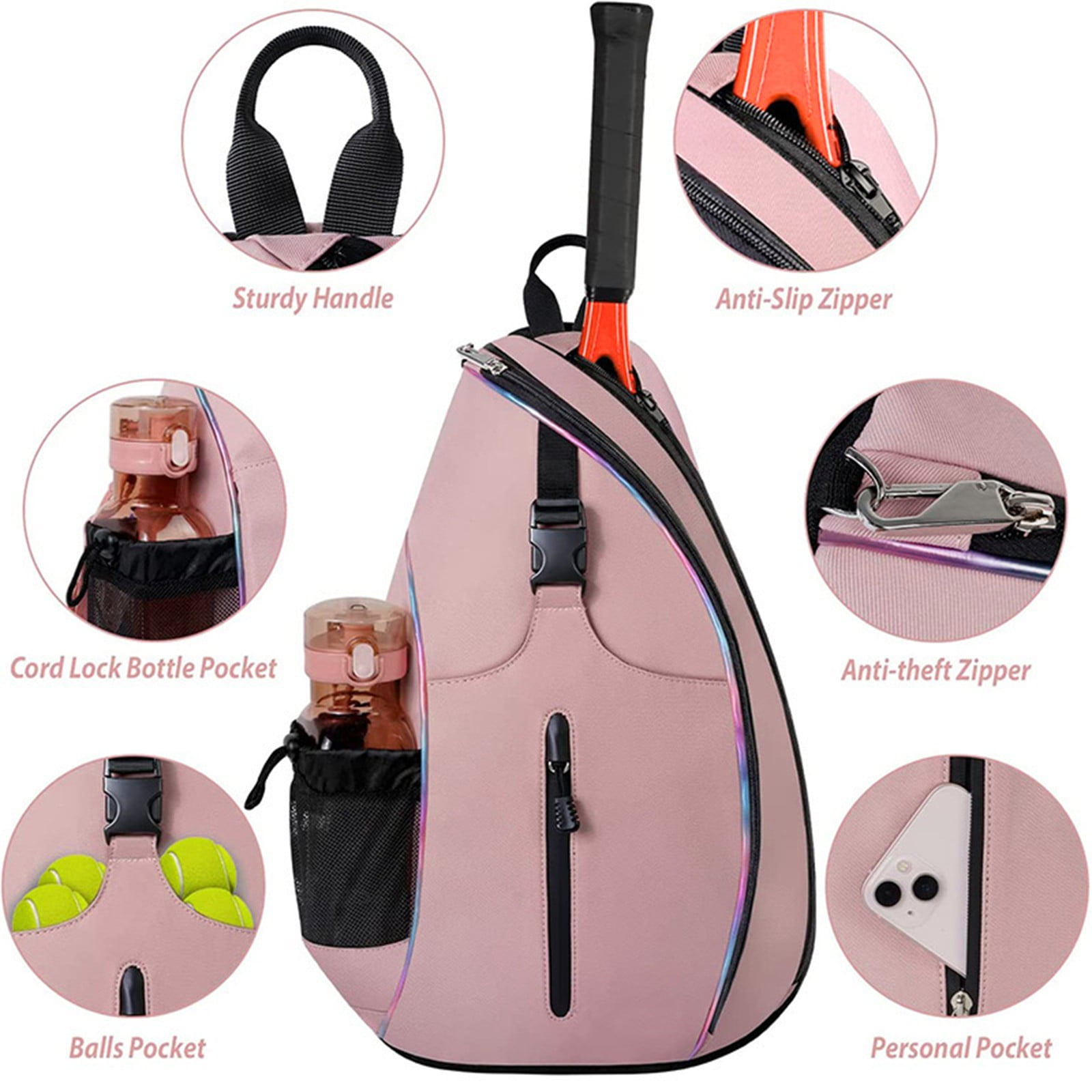 Zxsyw Storage Bag Badminton Racket Bag For Outdoor Sports Training