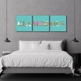 thumbnail image 5 of Epic Art 'Glamourous' by Yass Naffas Designs, Acrylic Glass Wall Art, 3 Piece Set, 72" x 24", 5 of 8
