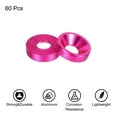 thumbnail image 3 of 60pcs M3 Counterbore Washers, 8mm/0.31inch Anodized Aluminum Alloy, Head Gaskets for Screw RC, Hot Pink, 3 of 6
