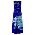 thumbnail image 5 of Fankiway Robe d'Été Sans Manches à Col Rond avec Poche Imprimée pour Femmes Grande Taille, 5 of 5