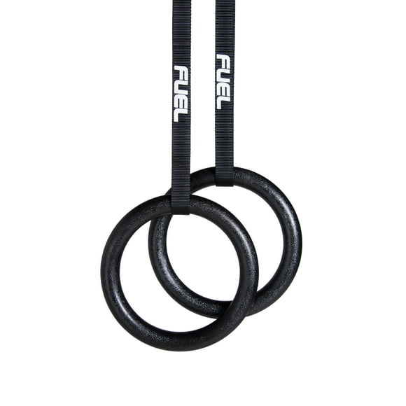 Fuel Pureformance Gymnastics Rings with Straps, Green