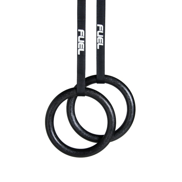 Fuel Pureformance Gymnastics Rings with Straps, Green