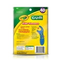 thumbnail image 2 of GUM Crayola Kids’ Flossers, Grape, Fluoride Coated, Easy Grip Handle, Ages 3+, 40 Each (Pack of 4), 2 of 5
