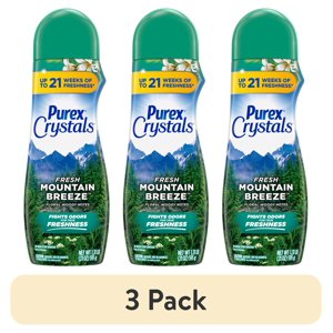 Purex Crystals Laundry Scent Booster, Fresh Mountain Breeze, 3-Pack