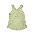thumbnail image 6 of NMMUED Workout Shirts for Women Open Back Tank Tops Criss Cross Yoga Tees Layered Back Flowy Athletic Clothes Loose Fit Sleeveless Gym Fitness Running Activewear Green M, 6 of 6