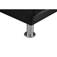 thumbnail image 2 of Velago Attalens Adjustable Faux Leather Sectional Sleeper Sofa, Black, 2 of 7