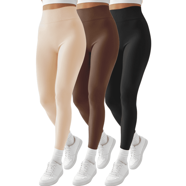 Set 3 Mallones Mujer Leggings Stretch Leggins Mayon Mallas