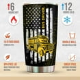 thumbnail image 3 of Bus Driver Appreciation Gifts for Men, Women - School Bus Driver Gifts, Bus Driver Christmas Gifts, Thank My Bus Driver Bus Driver Cup Tumbler, School Bus Driver Retirement Gift Bus Bottle Tumbler20oz, 3 of 7