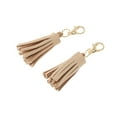 thumbnail image 4 of Unique Bargains 1 Pair Shoelace Charms Tassels Fashion Shoe Accessories Light Khaki, 4 of 5