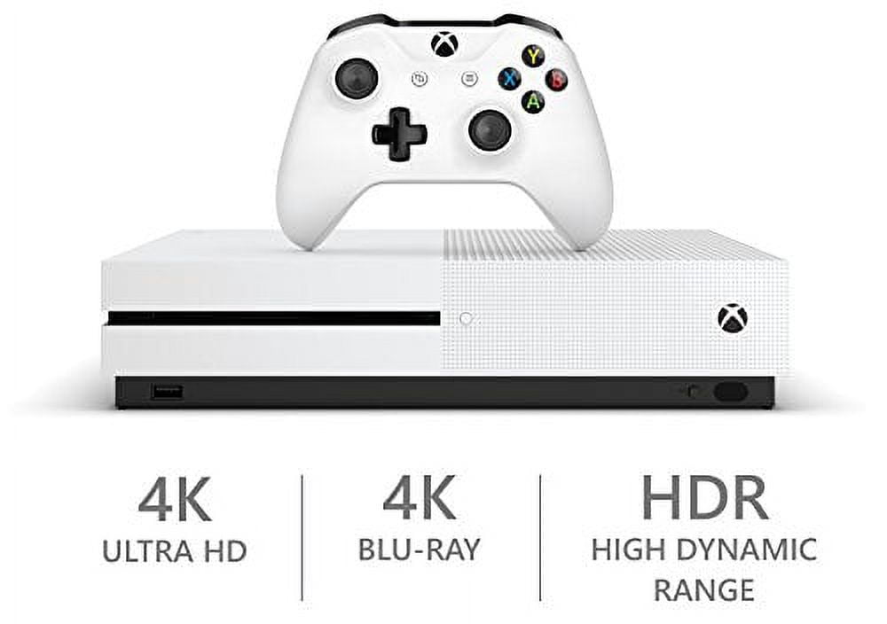 Microsoft, Xbox One S, 1TB Console, Gears of War 4 Bundle, White, 1