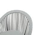 thumbnail image 5 of Modern Swivel Wicker Lounge Chair with Rattan Iron Frame Round Design for Living Room Patio Balcony, 5 of 12