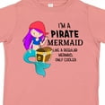 thumbnail image 4 of Inktastic I'm a Pirate Mermaid-like a Regular Mermaid, Only Cooler Boys or Girls Toddler T-Shirt, 4 of 5