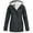 Dark Gray#women's fleece lined raincoat, variant on lcziwo Prime Day Deals Today Women's Raincoat Waterproof Rain Jacket with Hood Fleece Lined Long Sleeve Lightweight Windbreaker Hooded Trench Coat Hiking Raincoat Blue,XXXL