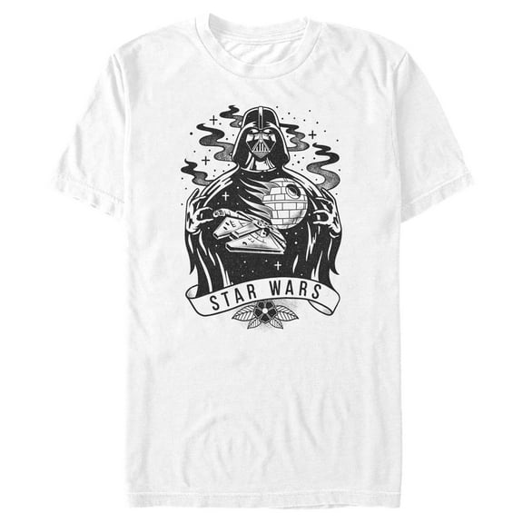 Men's Star Wars Darth Vader Tattoo Portrait Graphic Tee