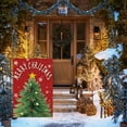 thumbnail image 3 of SM-XLHN Merry Christmas House Flag 28x40 Inch Double Sided Outside, Christmas Tree Star Winter Holiday Yard Outdoor Decorative Flag, 3 of 6