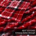 thumbnail image 5 of Solaris Clearance Plaid Fleece Throw Blanket for Couch Ultra Soft Lightweight Flannel Blanket,Gift for International Women's Day, 50" x 60",Plaid Red, 5 of 8