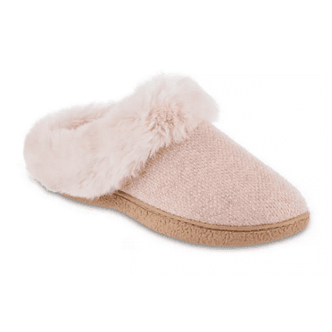 Isotoner Women’s Classic Comfort Hoodback Slipper Evening Sand (Size XL)