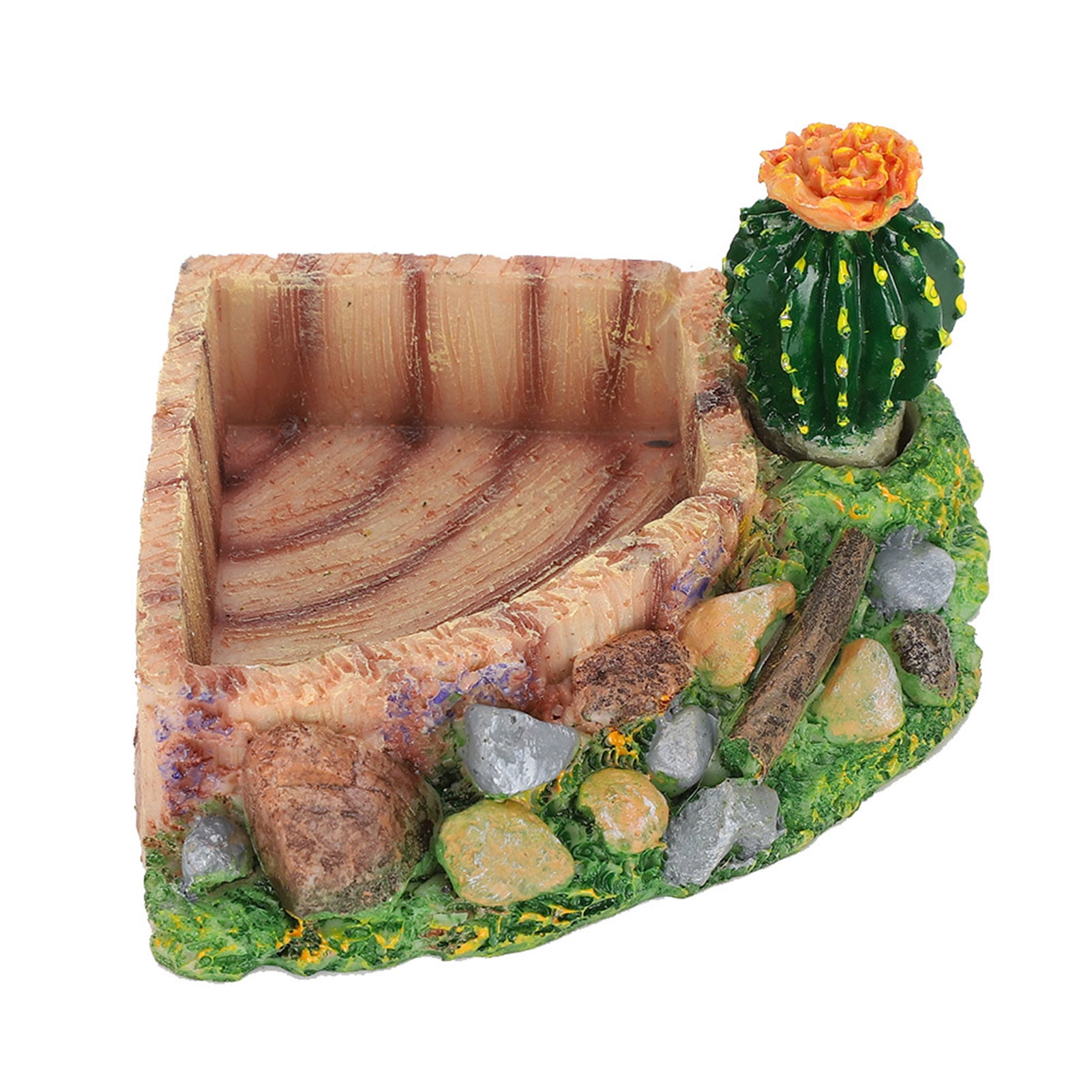 Tortoise Reptile Water Bowl, Easy To Clean Food Bowls Lizard Water Dish