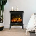 thumbnail image 5 of Turbro Suburbs TS17 Compact Electric Fireplace Stove, 18 Freestanding Stove, Realistic Flame, Overheating Safety Protection- 1400W, 5 of 8