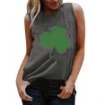 thumbnail image 2 of SMihono Hauts pour Femmes Débardeur pour Femmes Débardeur pour Femmes Col Rond Imprimé de la Saint-Patrick Sans Manches Décontracté Ample Gilet Hauts Débardeurs pour Femmes Hauts d'Été pour Femmes, 2 of 6