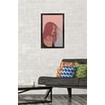 thumbnail image 2 of Hand Drawn Woman With Blowing Hair Wall Poster, 14.725" x 22.375" Framed, 2 of 6