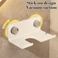 thumbnail image 4 of Hair Dryer Holder, Wall Mounted Bathroom Hair Dryer Storage Bracket, Metal No-Drill Hair Dryer Stand with Cord Storage, 5.91×3.35×2.56 Inches, 4 of 6