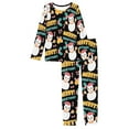 thumbnail image 2 of Renewold Matching Family Sets Christmas Pajamas Set Xmas PJS Sleepwear Sofy Snowman Pine Cones Jammies Sleepwear for Men Size 4XL Indoor Daily Wear Fit for Sport Vacation, 2 of 5