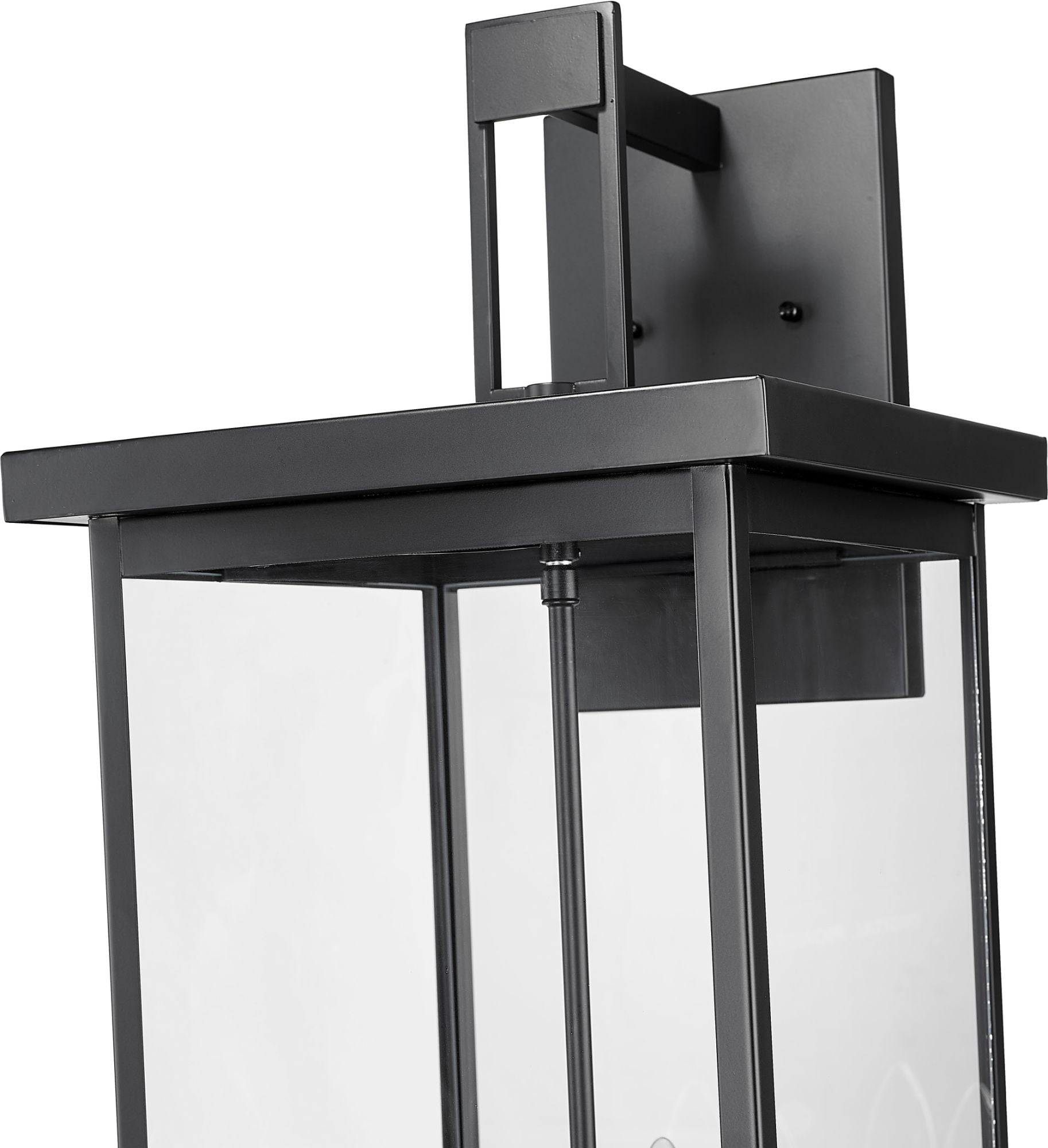 Millennium Lighting 42603-PBK Barkeley 4 Light 27" Tall Outdoor Wall Sconce - Black