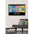 thumbnail image 2 of Rick And Morty - Faces Wall Poster, 22.375" x 34", Framed, 2 of 6