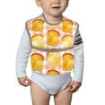 thumbnail image 6 of Hirioo Tasty Toasts for Baby Waterproof Pocket Bib Adjustable Closed for Babies Toddlers with Large Pocket 6-24Months, 6 of 8