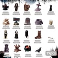 thumbnail image 3 of Liquidation! Miniatures d'Halloween Figurines en Résine Mini Têtes de Scène de Corbeau Accessoires de Village pour Fête d'Halloween Décoration de Table Ornement de Bureau d'Halloween, 3 of 6