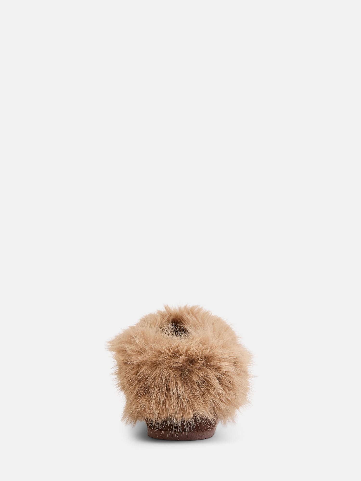 Joyspun Women's Faux Fur Slipper Booties