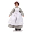 thumbnail image 1 of Muñeca de porcelana en miniatura para casa de muñecas, modelo de adorno, muñeca chef, sirviente, accesorios para casa de muñecas n.° 2, 1 of 14