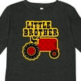 thumbnail image 4 of Inktastic Red Tractor Little Brother Boys Long Sleeve Toddler T-Shirt, 4 of 5