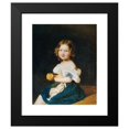 thumbnail image 2 of Ferdinand Georg Waldmüller 20x24 Black Modern Framed Museum Art Print Titled - Emilie Werner, the Daughter of the Married Couple Johann and Magdalena Werner (1835), 2 of 5