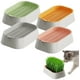 thumbnail image 1 of Bandeja de Cultivo de Doble Capa para Pasto | Contenedor Sin Tierra para Cultivo de Pasto de Trigo | Caja de Cultivo para Mascotas | Resistente y Fácil de Limpiar | Bandeja de Germinación | Base Anti, 1 of 7