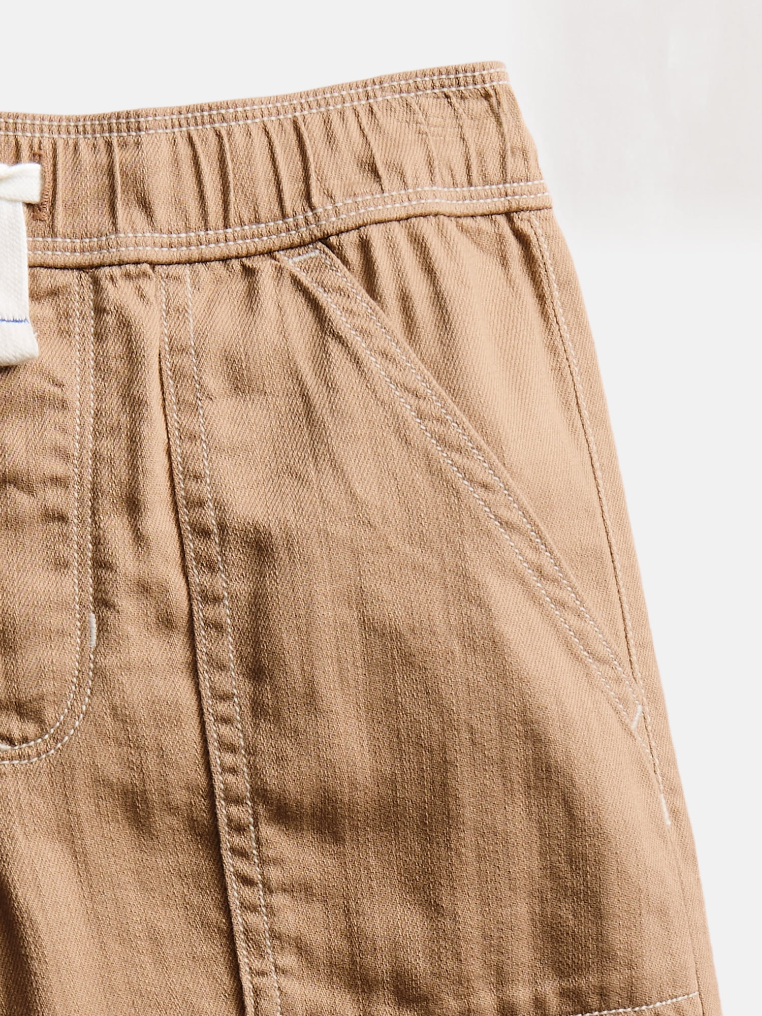 Wonder Nation Little Boys' Cotton Twill Shorts, Sizes 4-10