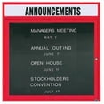 thumbnail image 1 of Aarco Products ADC3636HR Tableau d'Annuaire Fermé - Rouge, 1 of 1